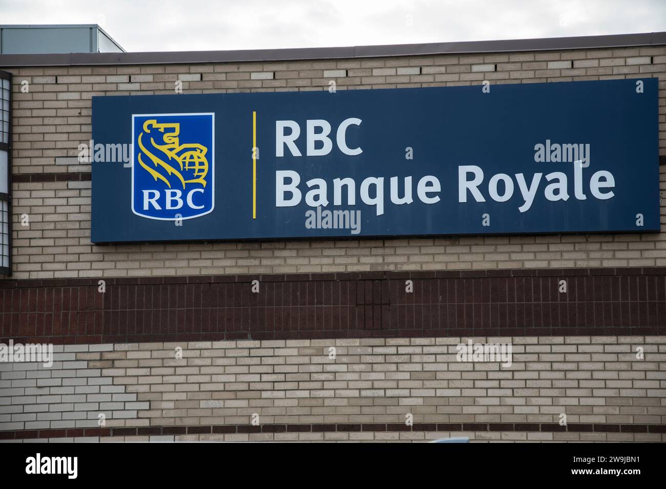 RBC Banque Royale signe en français à Pincourt, Québec, Canada Banque D'Images