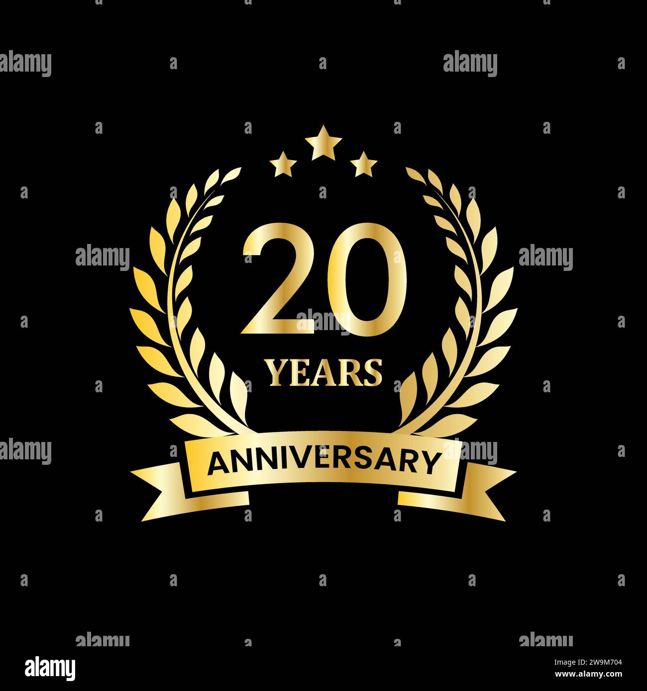 motif écusson anniversaire. modèle de logo anniversaire Illustration de Vecteur