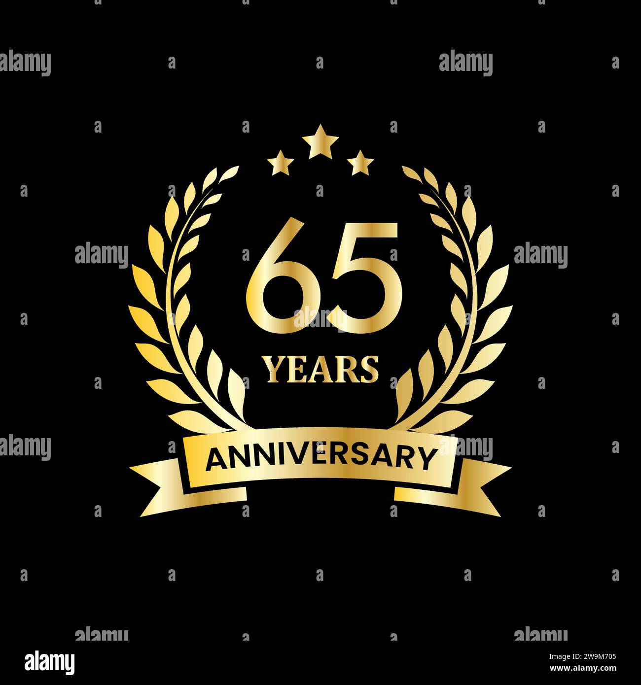 motif écusson anniversaire. modèle de logo anniversaire Illustration de Vecteur