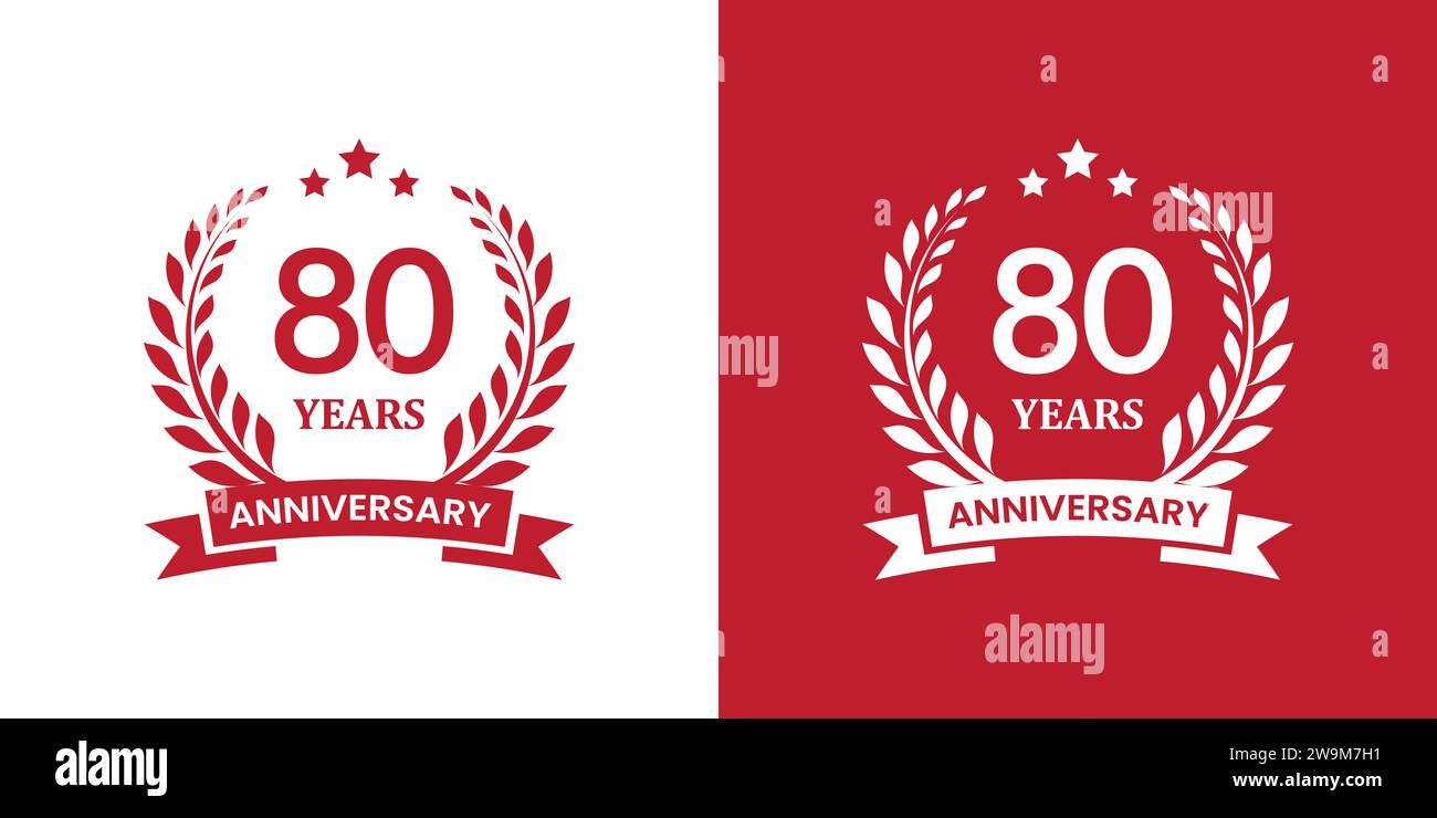 motif écusson anniversaire. modèle de logo anniversaire Illustration de Vecteur