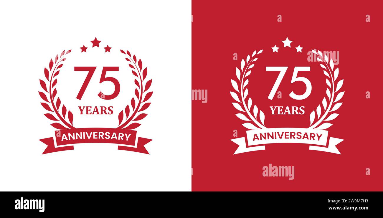 motif écusson anniversaire. modèle de logo anniversaire Illustration de Vecteur