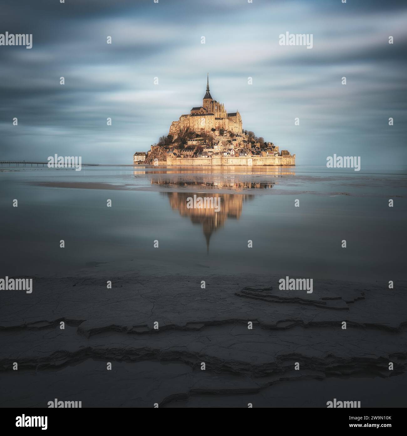 Marais salant baie du mont saint michel Banque de photographies et d ...