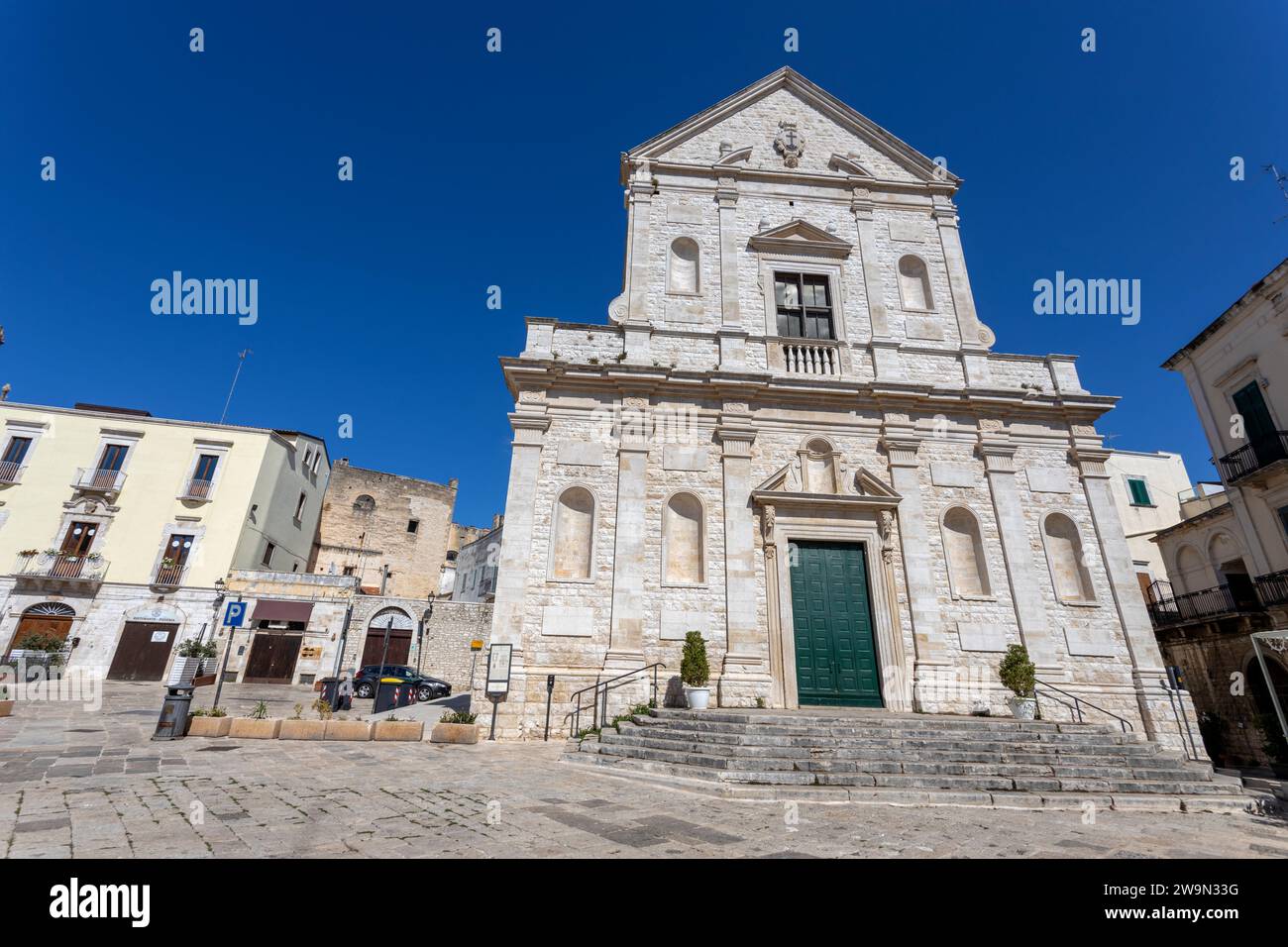 BITONTO, ITALIE, 9 JUILLET 2022 - vue de l'église de San Gaetano à Bitonto, province de Bari, Pouilles, Italie Banque D'Images