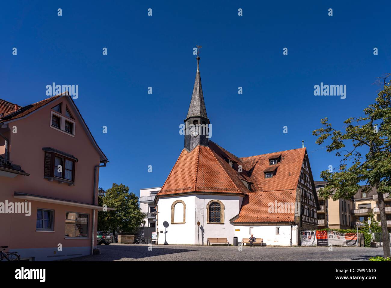 Die Römisch-katholische Spitalkirche St. Katharina in Forchheim, Oberfranken, Bayern, Deutschland | Roman catholic St. Église de l'hôpital Katharina à F. Banque D'Images
