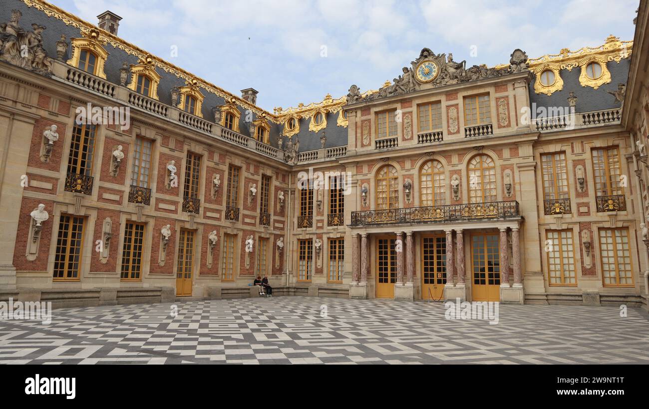 Photo Château de Versailles, château de Versailles Paris France europe Banque D'Images