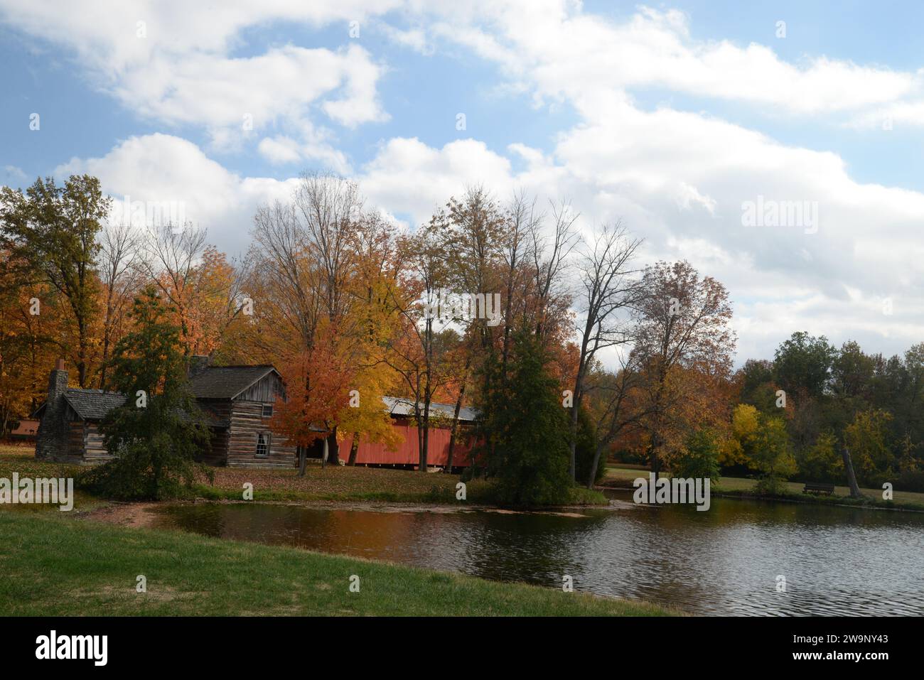 Fowler Park, comté de Vigo, Indiana Banque D'Images