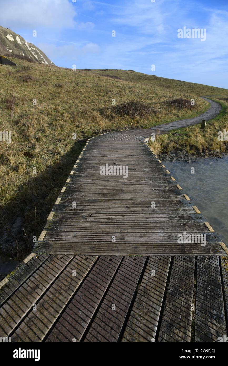 Samphire Hoe, Douvres Banque D'Images