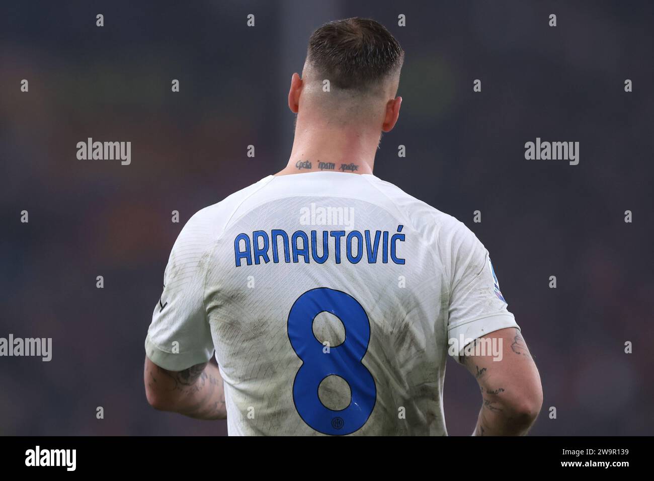 Gênes, Italie. 29 décembre 2023. Marko Arnautovic du FC Internazionale lors du match de Serie A à Luigi Ferraris, Gênes. Le crédit photo devrait se lire : Jonathan Moscrop/Sportimage crédit : Sportimage Ltd/Alamy Live News Banque D'Images