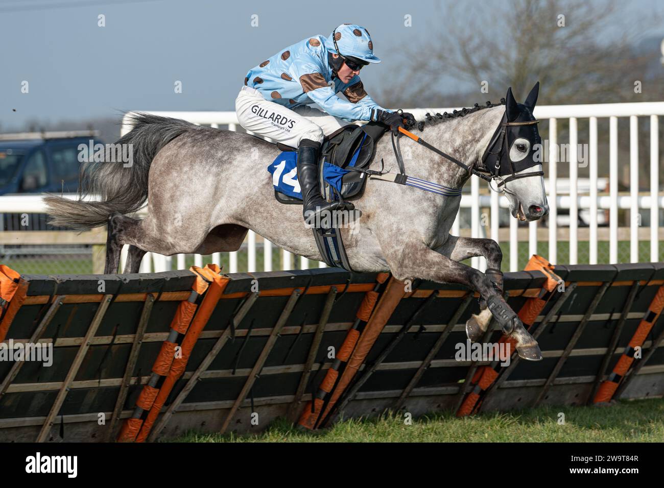 Quel plaisir à sauter des haies à Wincanton le 21 mars 2022 Banque D'Images