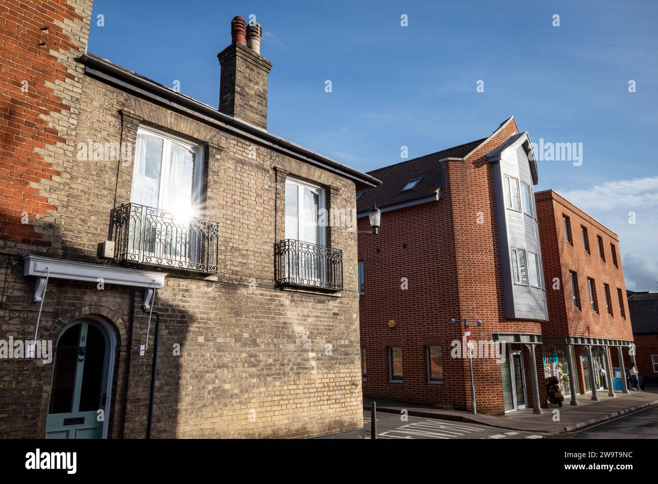 Little St John Street Woodbridge Suffolk Angleterre Banque D'Images
