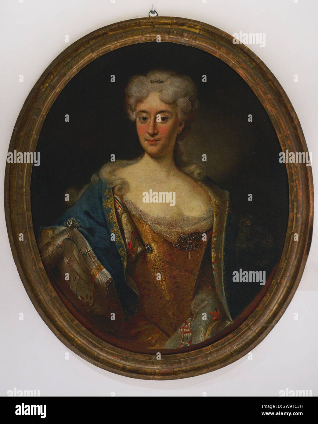 Margherita Ala Ponzoni (Archinto) (1702-1771). Portrait de la comtesse Margherita Archinto attribué à un peintre crémonais. 18e siècle. Huile sur toile. Museo Civico Ala Ponzone. Lombardie. Cremona. Italie. Banque D'Images