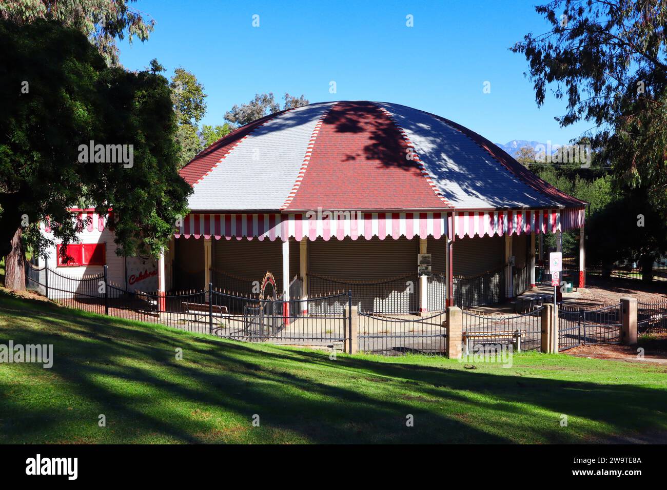 Los Angeles, Californie : Griffith Park Merry-Go-Round, Historic Carousel situé au 4730 Crystal Springs Dr, Los Angeles Banque D'Images