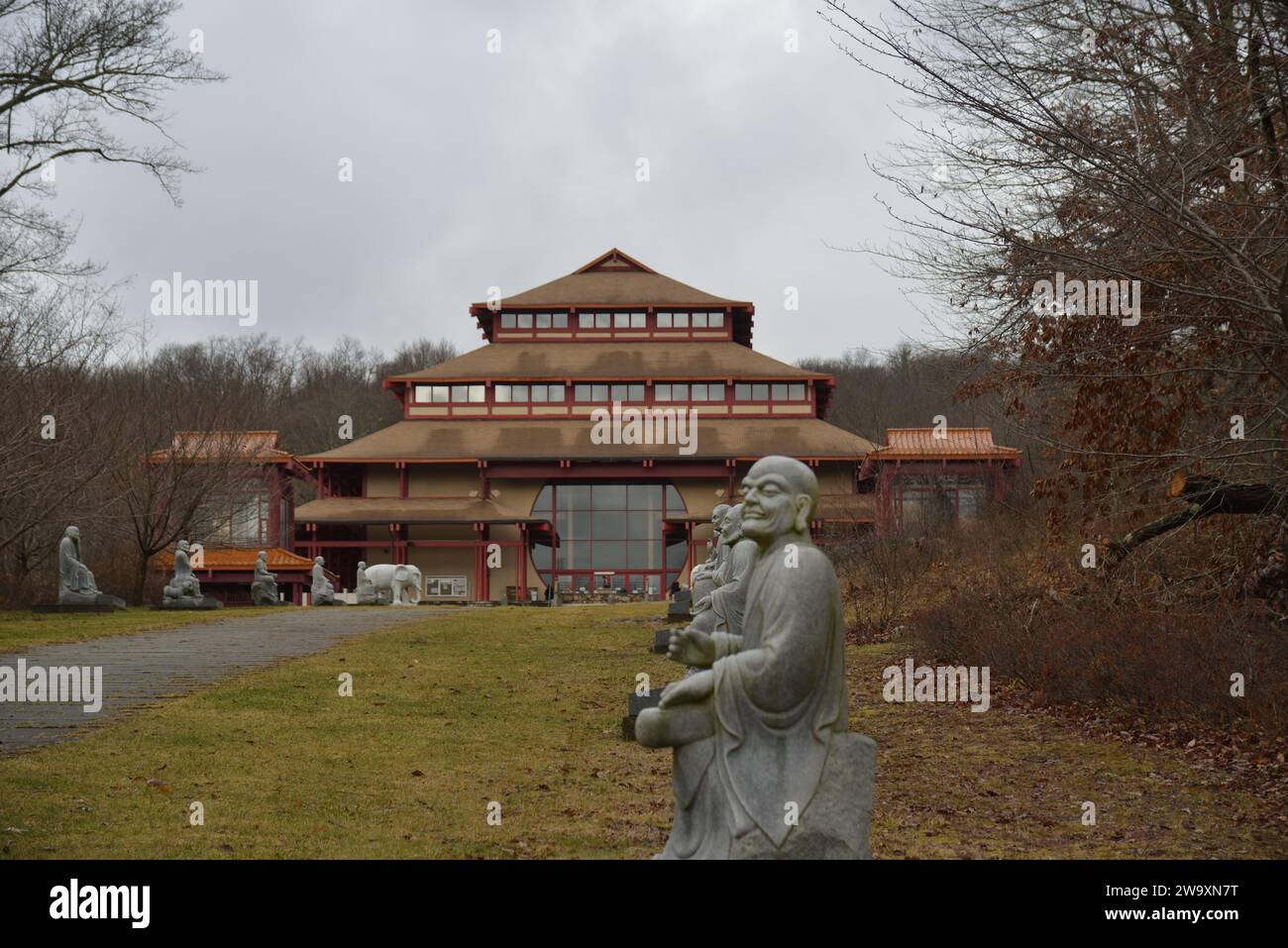 Monastère de Chuan yen, NY Banque D'Images