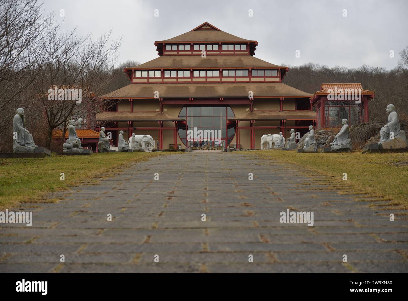 Monastère de Chuan yen, NY Banque D'Images