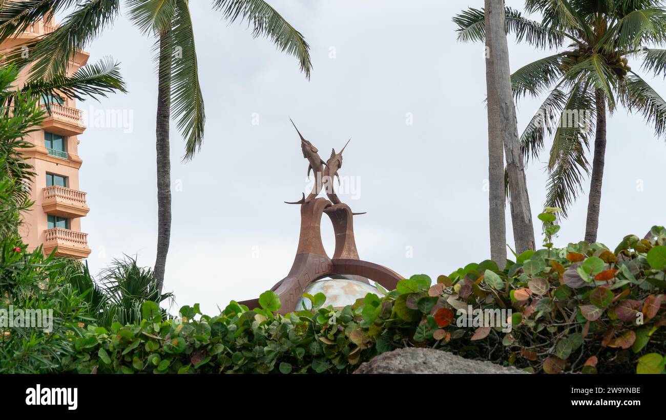 Vue panoramique de Mega Resorts à Nassau, Bahamas, une destination touristique très populaire du monde entier Banque D'Images