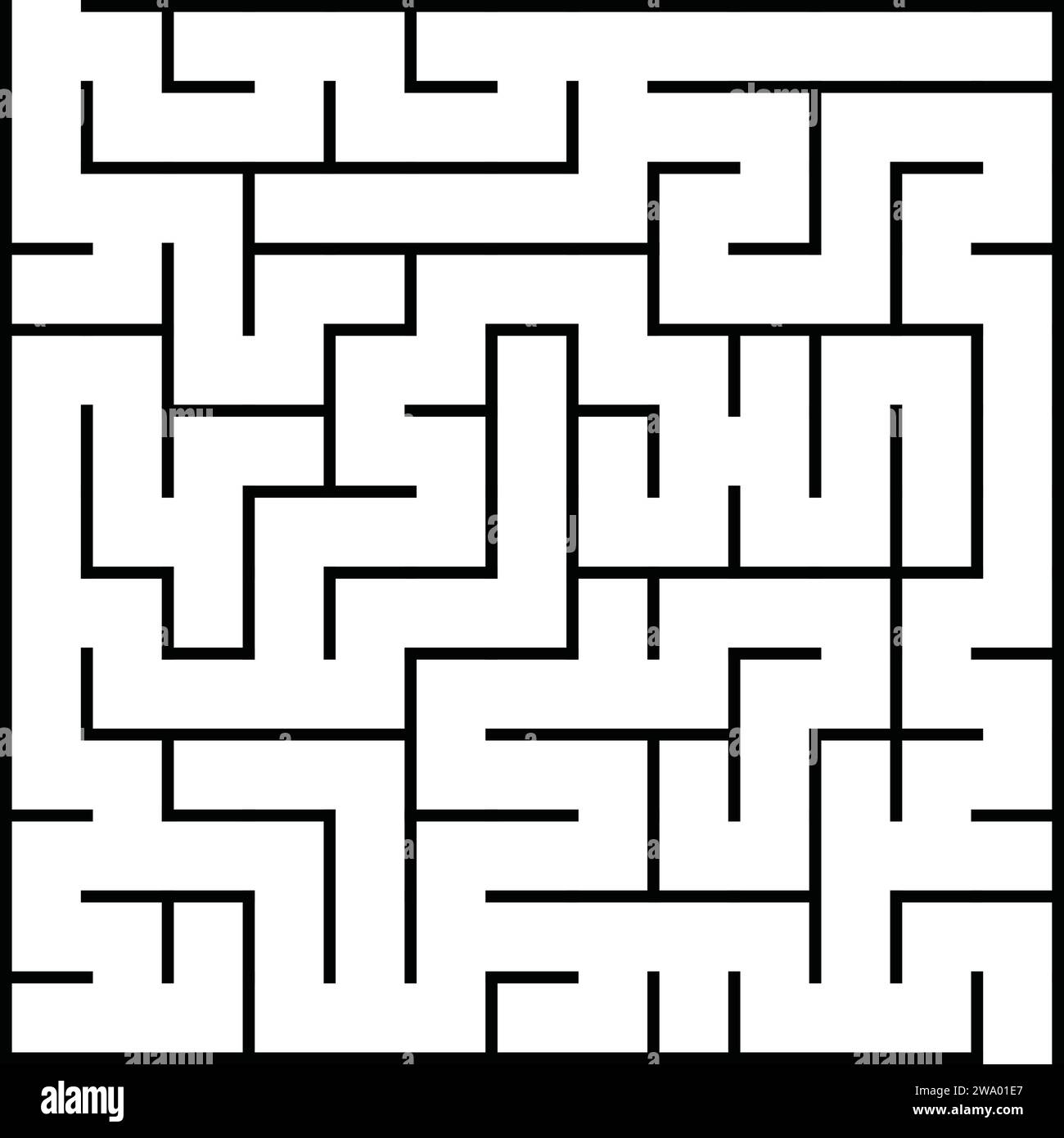 Un ensemble de quatre labyrinthes rectangulaires labyrinthes Illustration de Vecteur