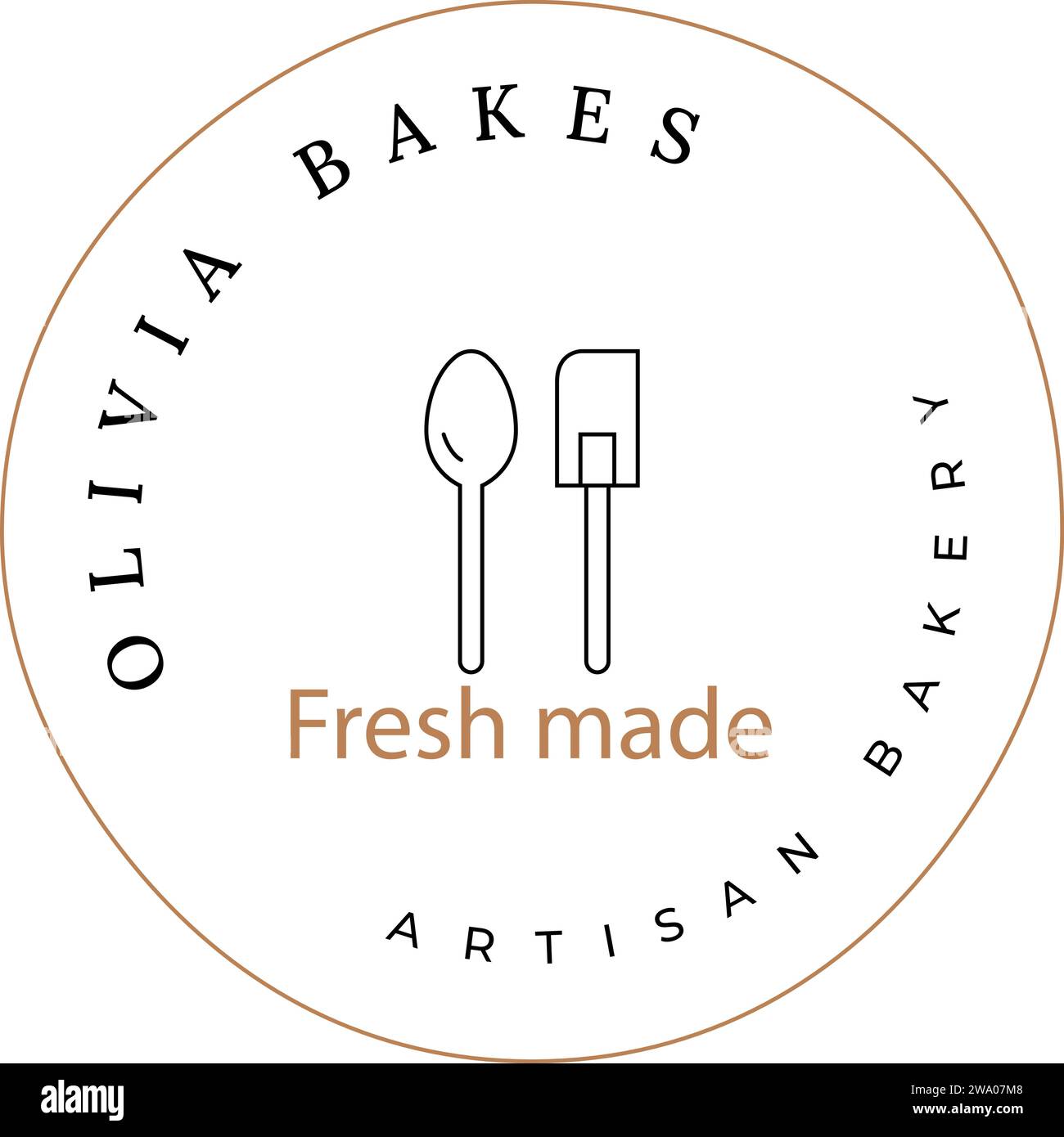 Vecteur gratuit | fichier modifiable de modèle de logo de boulangerie Illustration de Vecteur