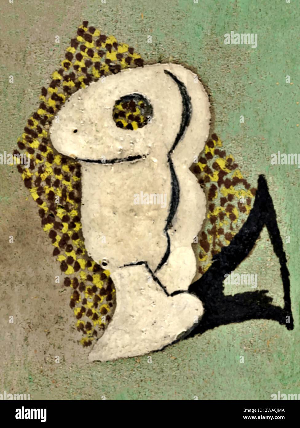 Verre 1914 (peinture) de l'artiste Picasso, Pablo (1881-1973) Espagnol. Illustration de Vecteur