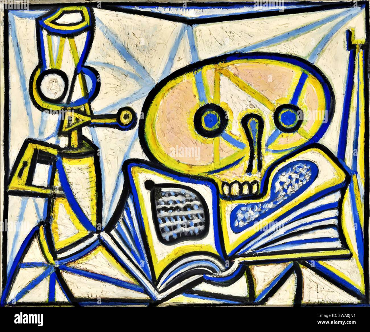 Vanite 1946 (peinture) de l'artiste Picasso, Pablo (1881-1973) Espagnol. Illustration de Vecteur