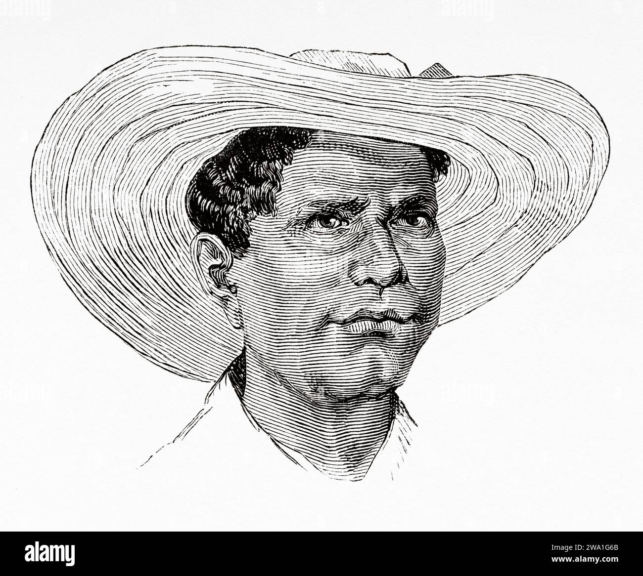 RARE XIXÈME EDOUARD Detaille acteur en costume théâtre estampe signée