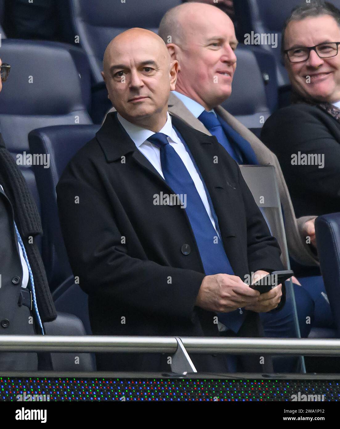 Londres, Royaume-Uni. 31 décembre 2023 - Tottenham Hotspur - AFC Bournemouth - Premier League - Tottenham Hotspur Stadium. Président de Tottenham Hotspur Daniel Levy. Crédit photo : Mark pain / Alamy Live News Banque D'Images