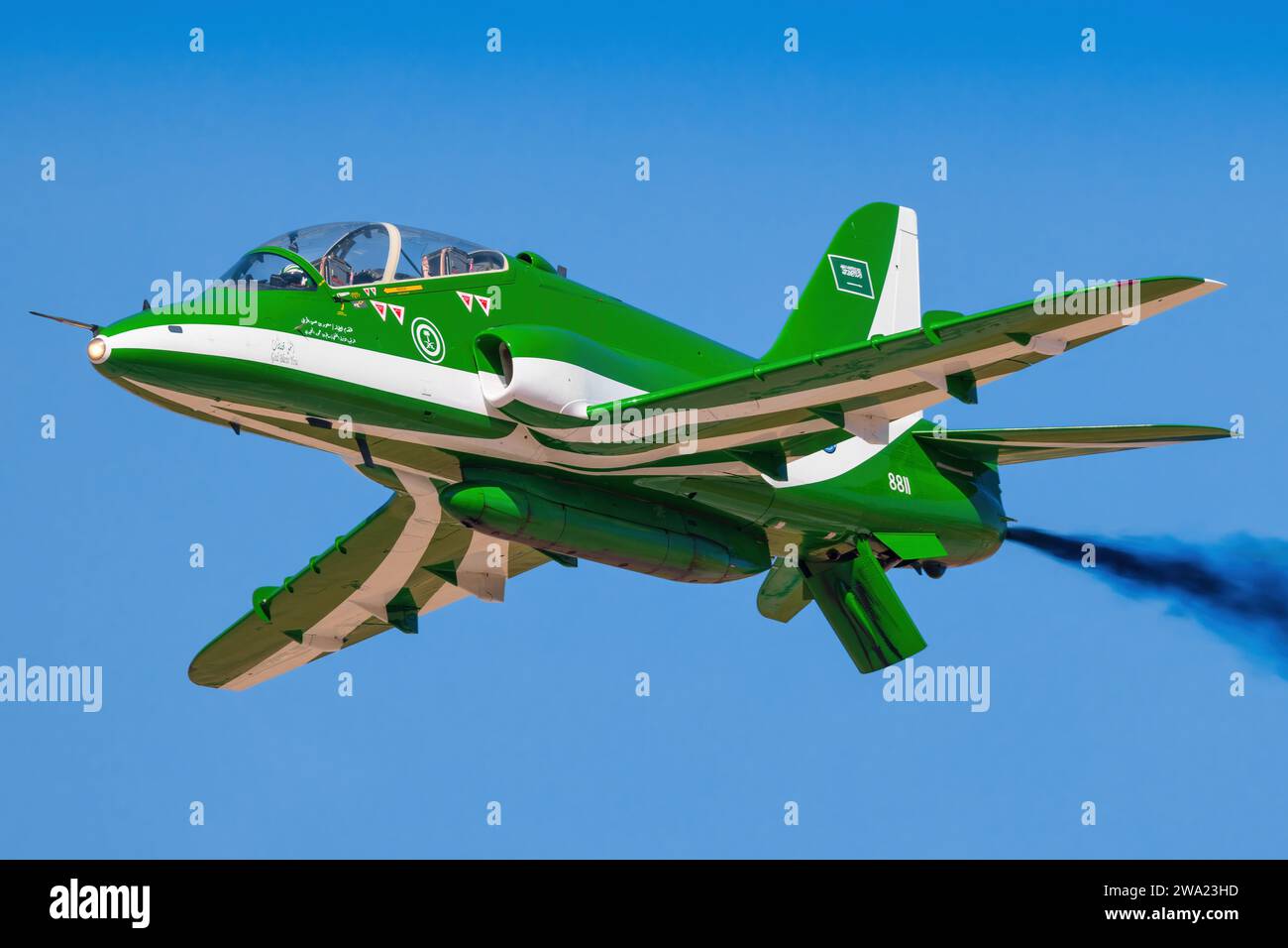 Arabie Saoudite - Air Force British Aerospace Hawk Mk.65a au Tanagra Air-Show Banque D'Images