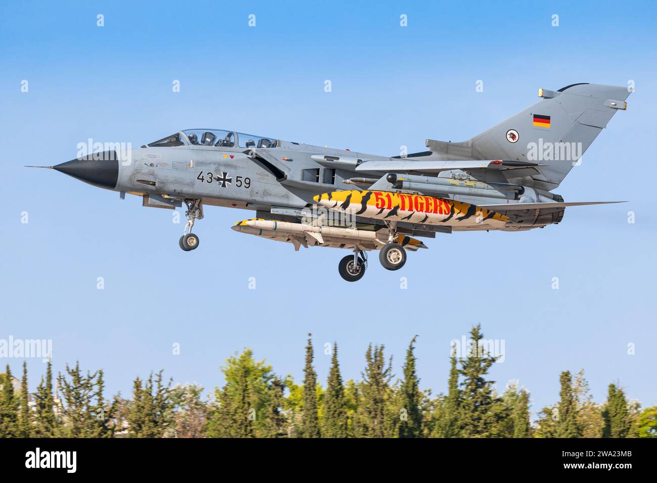 Panavia Tornado IDS d'Allemagne - Force aérienne à Tanagra Banque D'Images