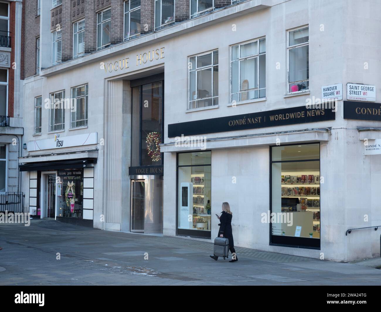 Vogue House Londres, siège britannique de Conde Nast Banque D'Images