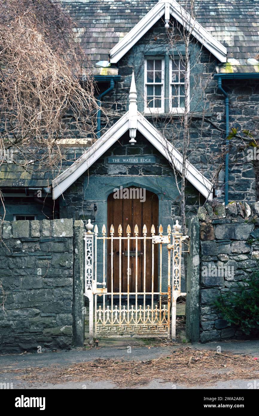 Cottage classique dans le Lake District, Angleterre, Royaume-Uni Banque D'Images