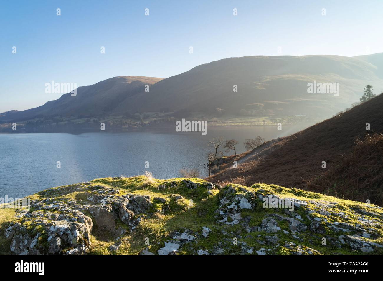 Vues depuis le lac Ullswater, Lake District, Royaume-Uni Banque D'Images