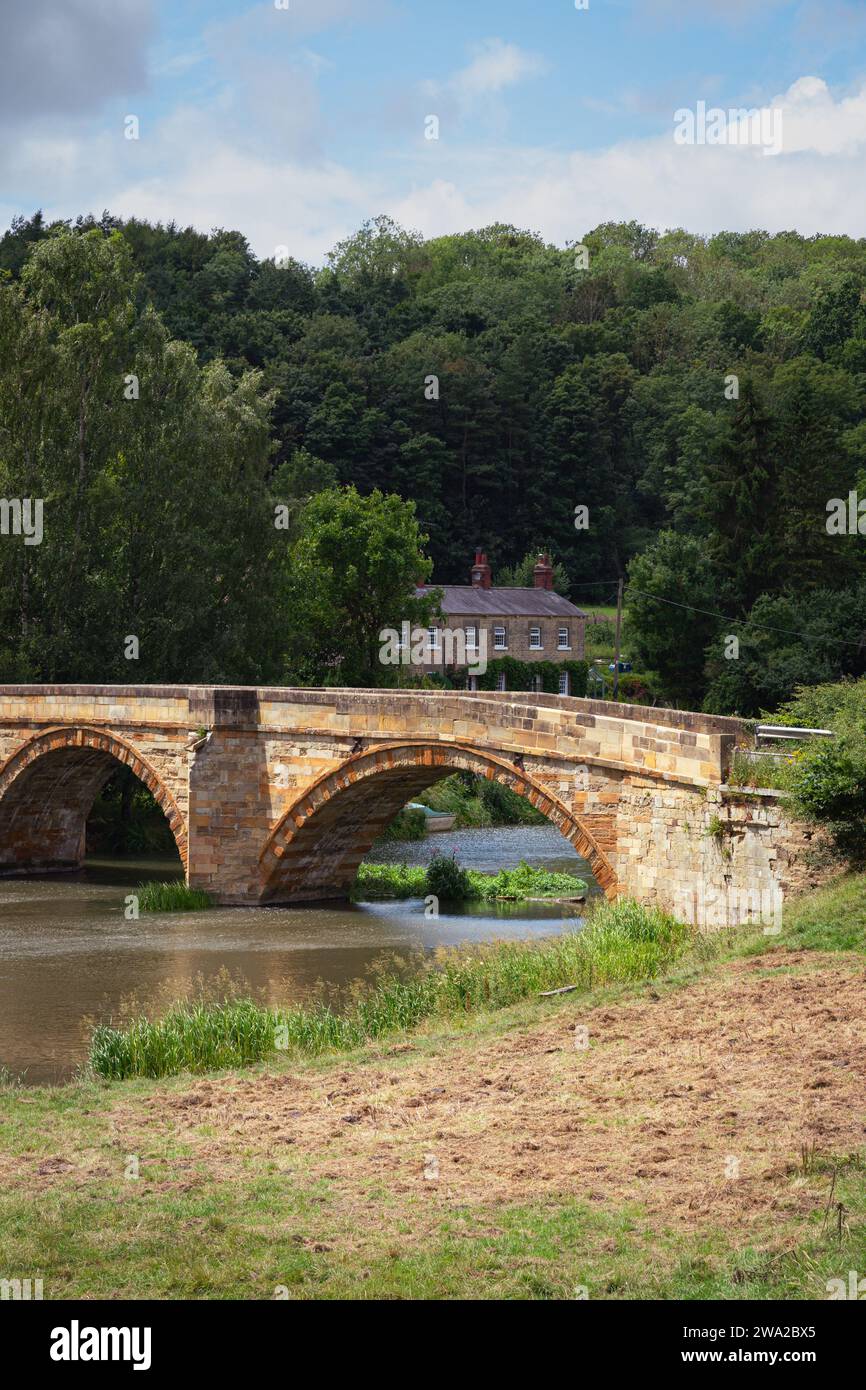 Kirkham Bridge - Yorkshire du Nord, Royaume-Uni Banque D'Images