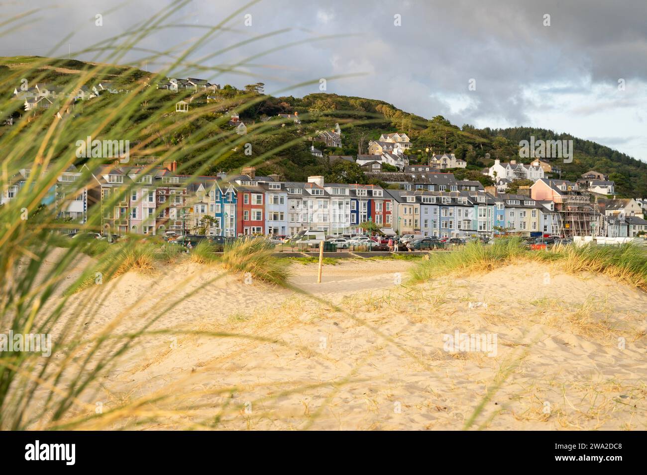 Aberdyfi / Aberdovey Beach au pays de Galles, Royaume-Uni Banque D'Images