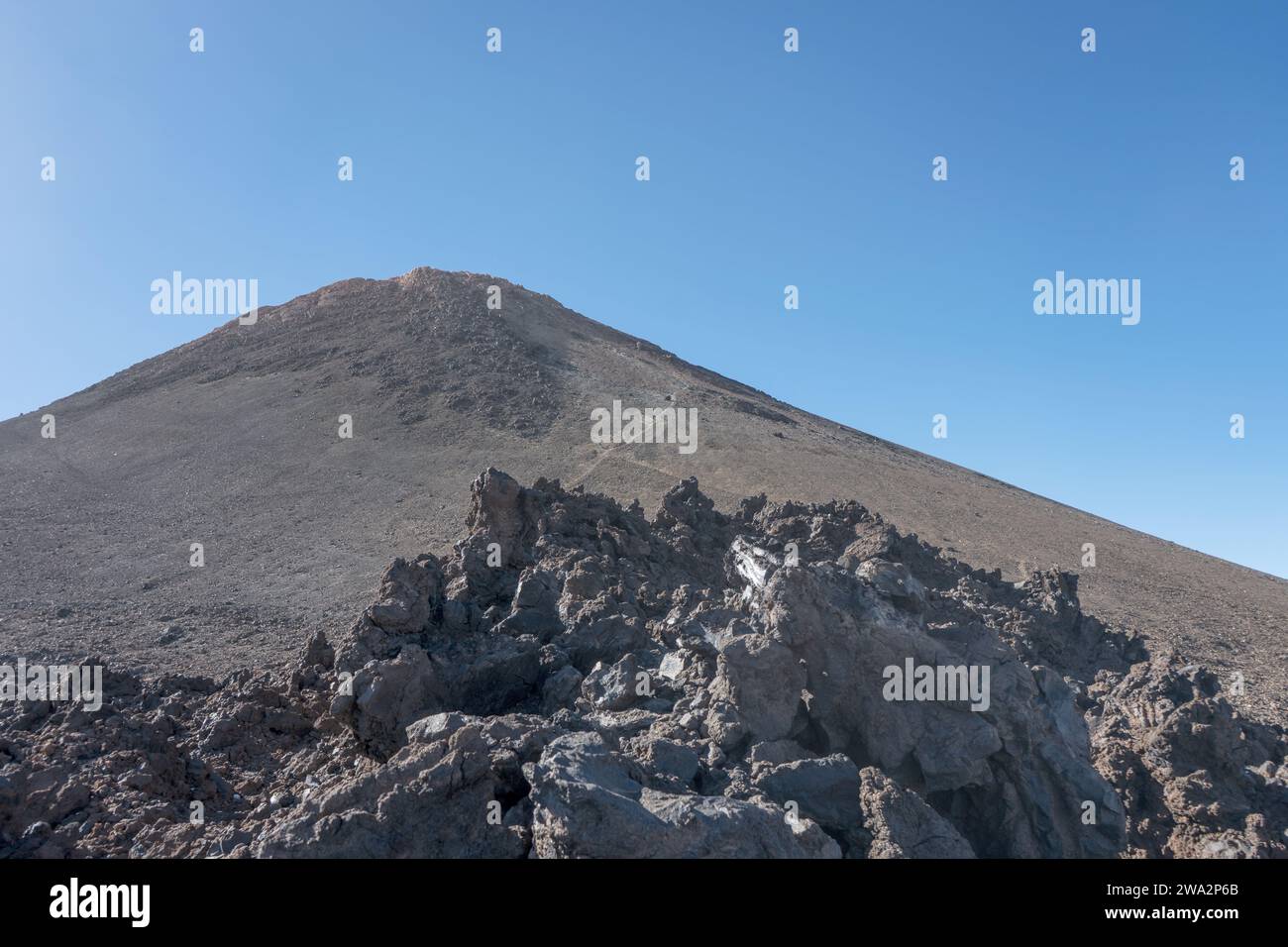 Pic du volcan Teide sur l'île canarienne de Tenerife Banque D'Images