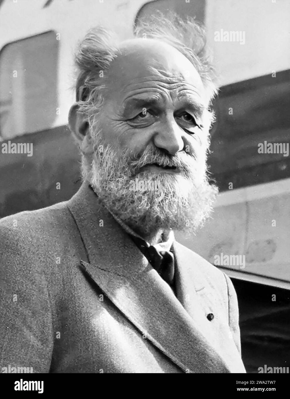 Peter Freuchen. Portrait de Lorenz Peter Elfred Freuchen (1886-1957), années 1950 Banque D'Images