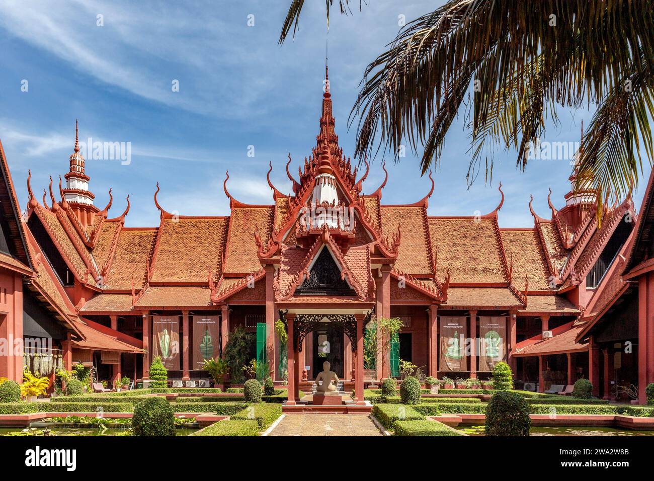 Musée national de CAMBODGE, Phnom Penh, Cambodge Banque D'Images