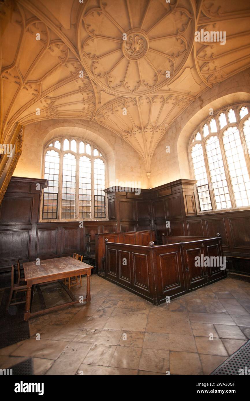 Convocation House, à la Bodliean Library de l'Université d'Oxford au Royaume-Uni Banque D'Images
