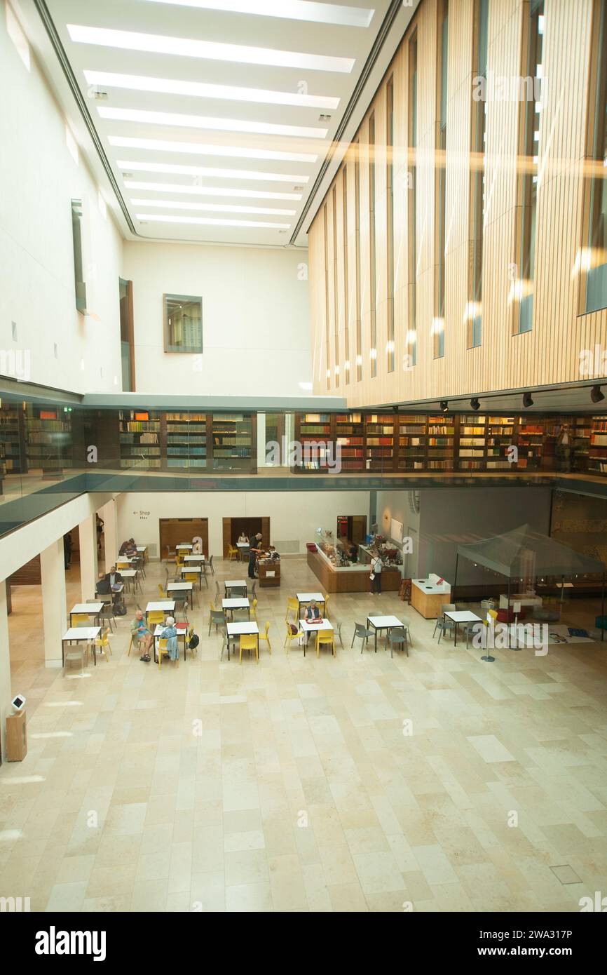 À l'intérieur de la bibliothèque Weston, l'une des bibliothèques Bodliean d'Oxford, en Angleterre Banque D'Images