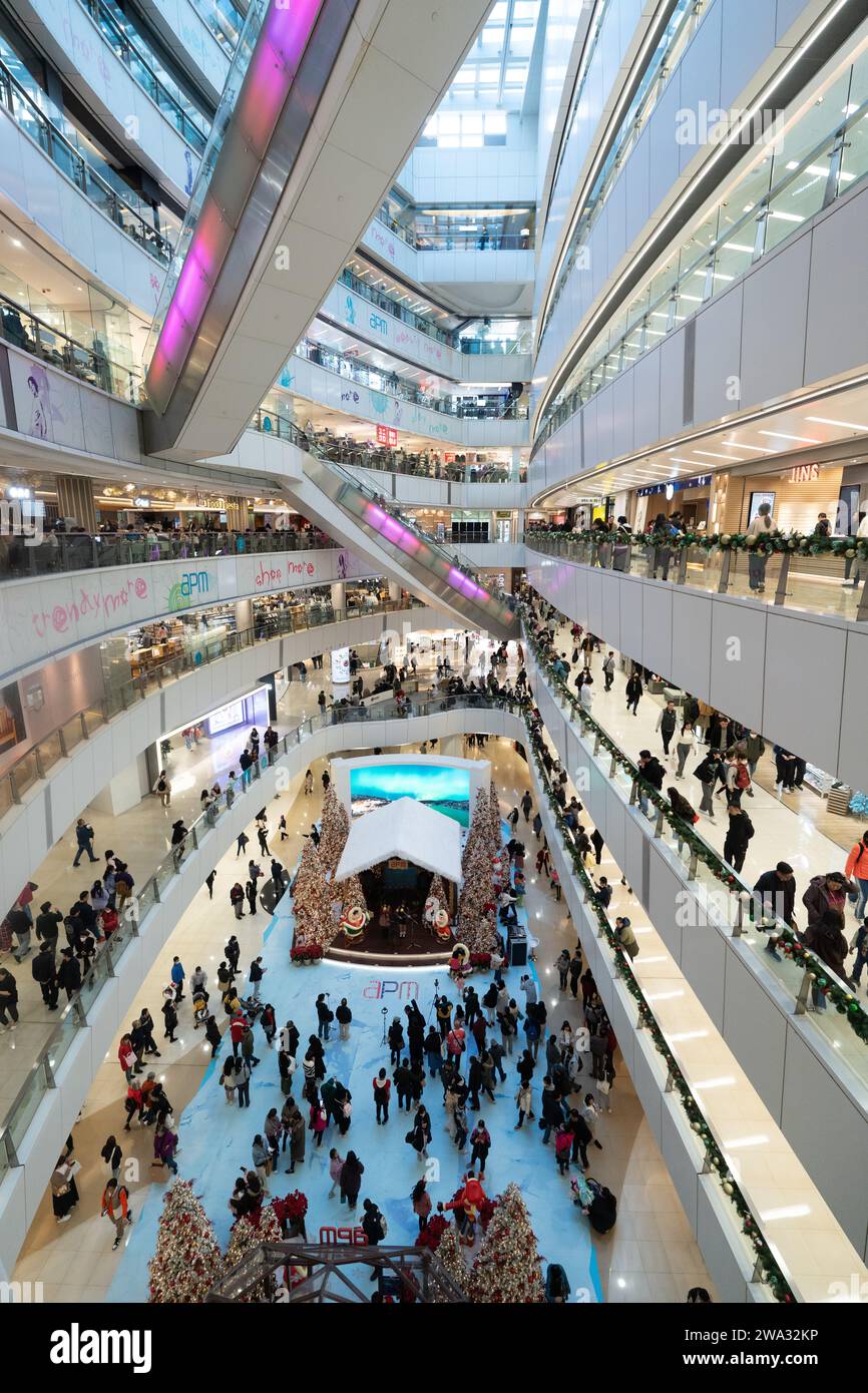 Kwun Tong est une région du district de Kwun Tong à Hong Kong, située dans la partie orientale de la péninsule de Kowloon Banque D'Images