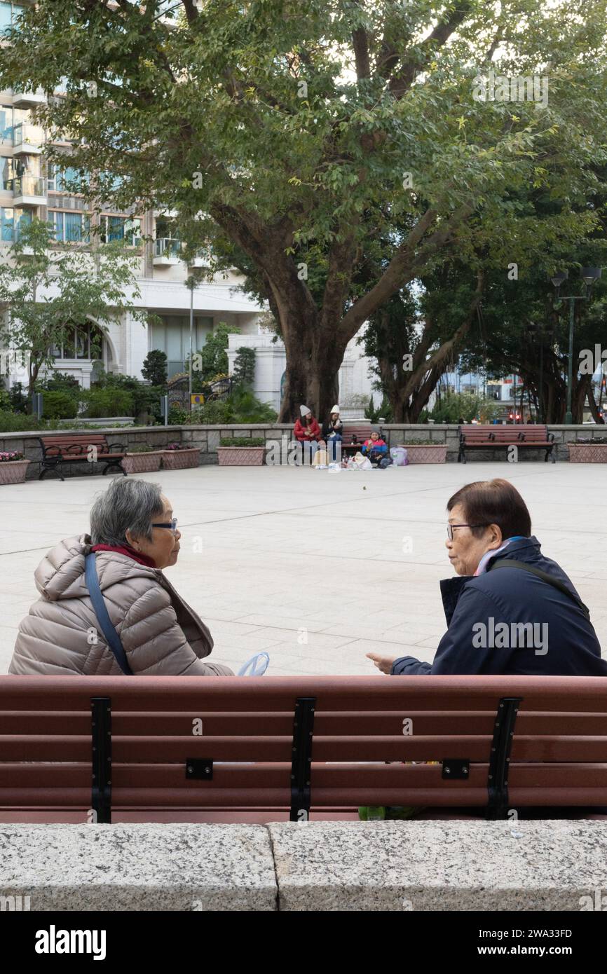 Kwun Tong est une région du district de Kwun Tong à Hong Kong, située dans la partie orientale de la péninsule de Kowloon Banque D'Images