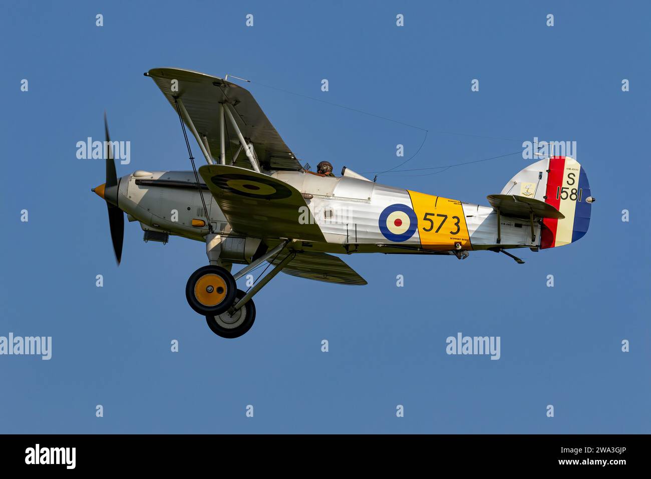 Un chasseur biplan Hawker Nimrod de la RAF Banque D'Images