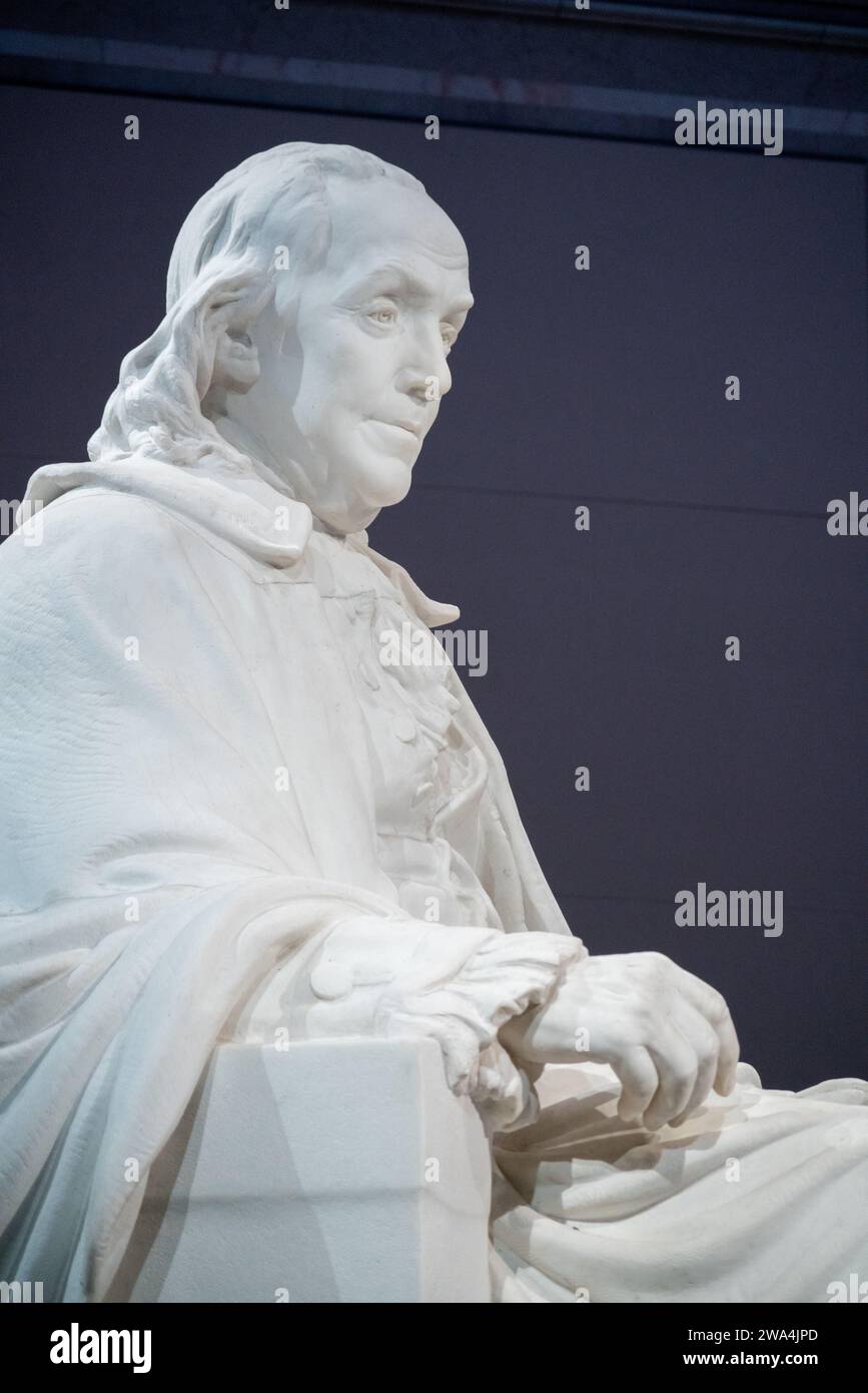 Le mémorial national Benjamin Franklin, monument historique de Philadelphie, Pennsylvanie Banque D'Images