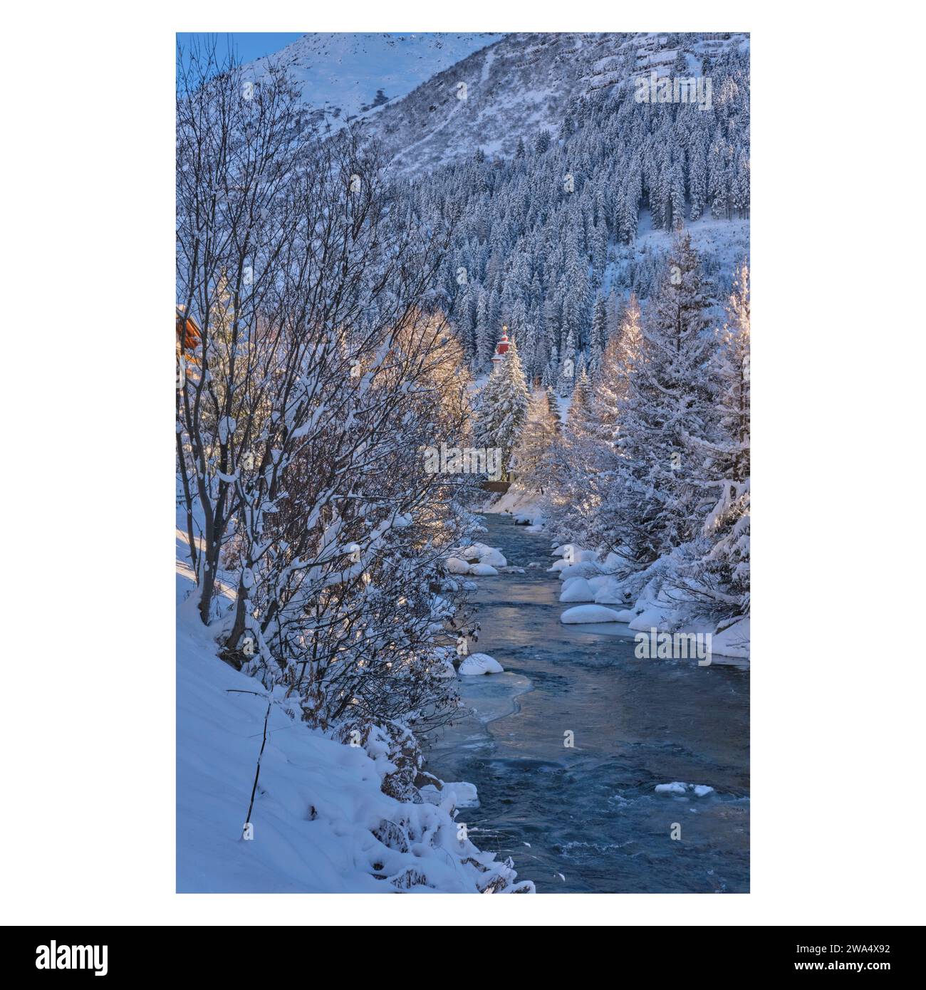 Suisse en hiver Banque D'Images