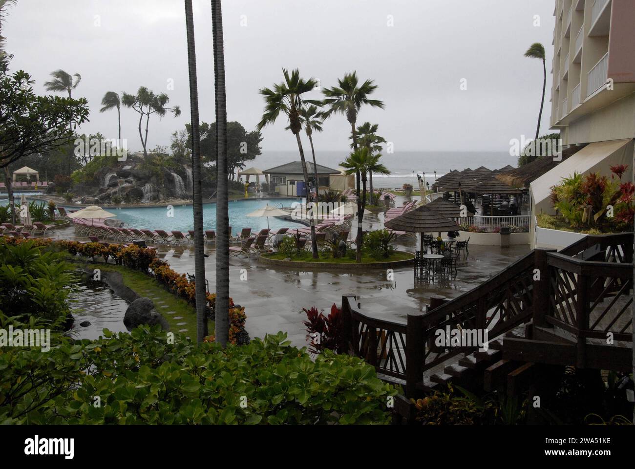 Maui .Hawaii Islands, USA jour de pluie sur l'île de maui 24 janvier 2015 photo de Francis Joseph Dean/Dean Pictures Banque D'Images