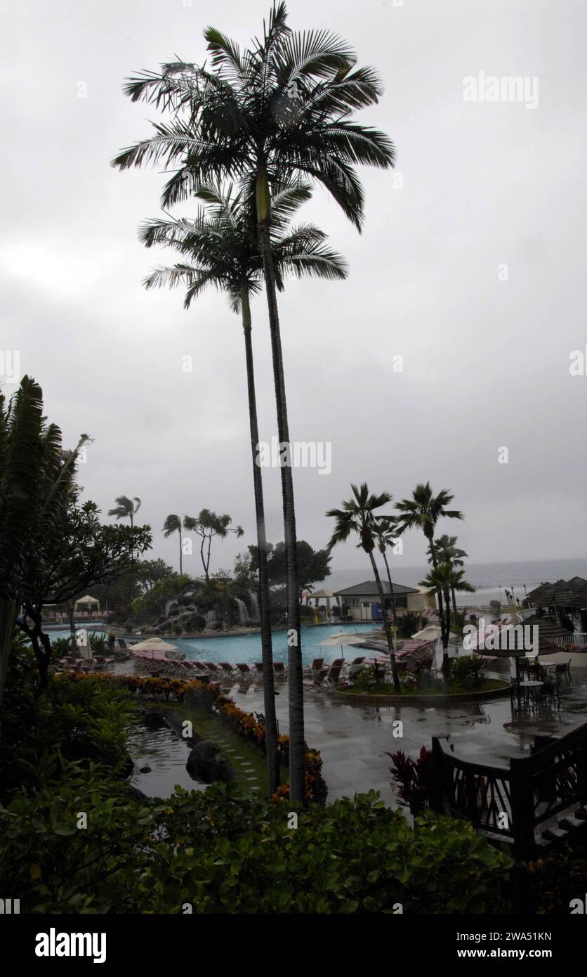 Maui .Hawaii Islands, USA jour de pluie sur l'île de maui 24 janvier 2015 photo de Francis Joseph Dean/Dean Pictures Banque D'Images