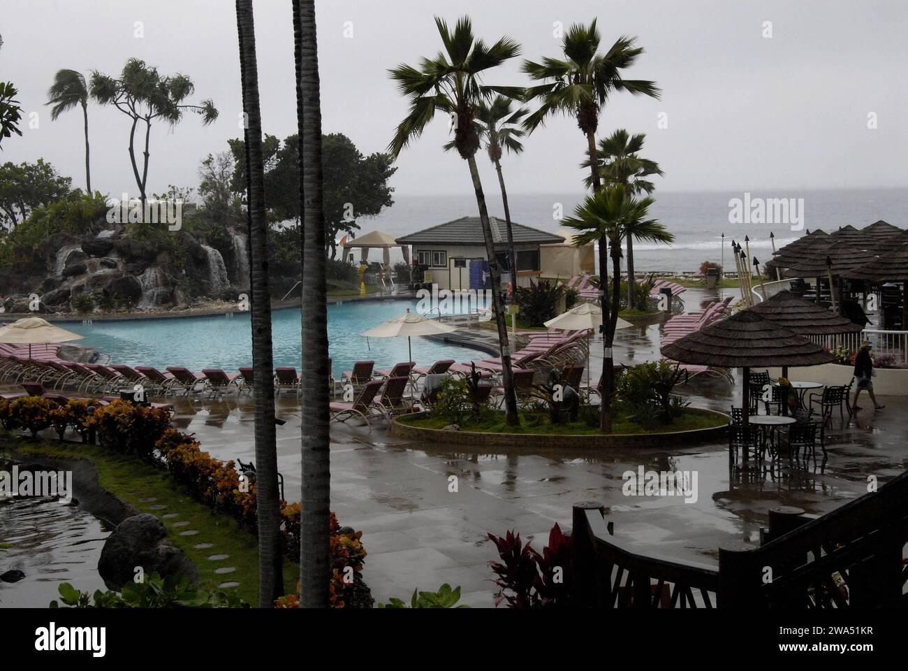 Maui .Hawaii Islands, USA jour de pluie sur l'île de maui 24 janvier 2015 photo de Francis Joseph Dean/Dean Pictures Banque D'Images