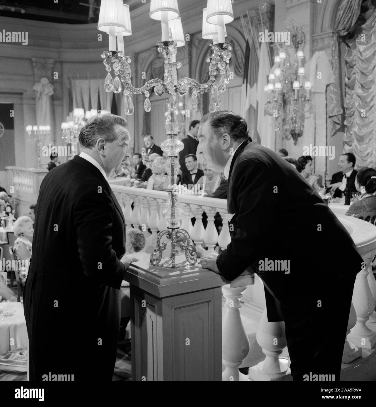 Conny und Peter machen Musik, Schlagerfilm, Deutschland 1960, Regie : Werner Jacobs, Darsteller : Gustav Knuth, Kurt Großkurth Banque D'Images