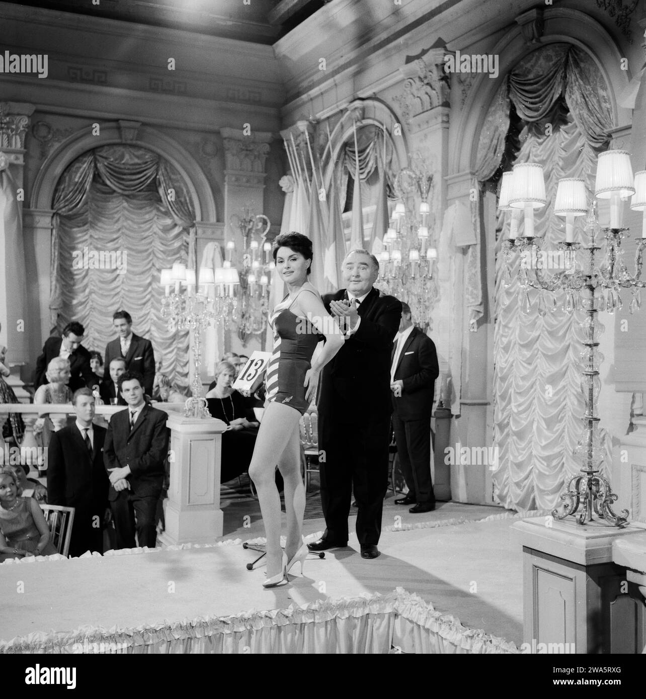 Conny und Peter machen Musik, Schlagerfilm, Deutschland 1960, Regie : Werner Jacobs, Darsteller : Gudrun Schmidt, Kurt Großkurth Banque D'Images