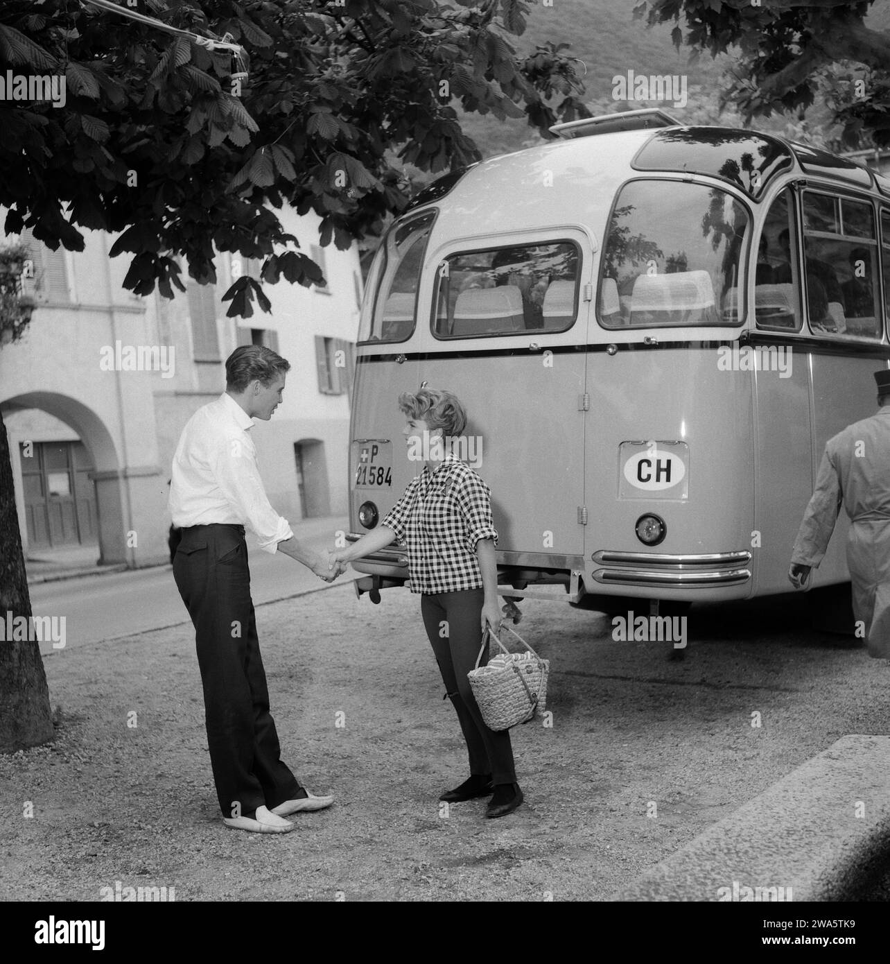 Conny und Peter machen Musik, Schlagerfilm, Deutschland 1960, Regie : Werner Jacobs, Darsteller : Peter Kraus, Cornelia Conny Froboess Banque D'Images