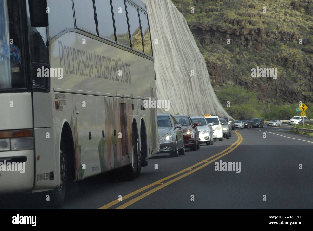 Maui .Hawaii îles, États-Unis congestion de la circulation sur le staurdayaprèsmidi 24 janvier 2015 Photo de Francis Joseph Dean/Deanimages) Banque D'Images