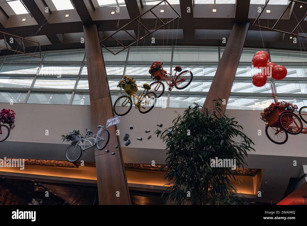 Décoration d'hôtel,. Las Vegas, capitale mondiale du divertissement, Nevada, États-Unis Banque D'Images